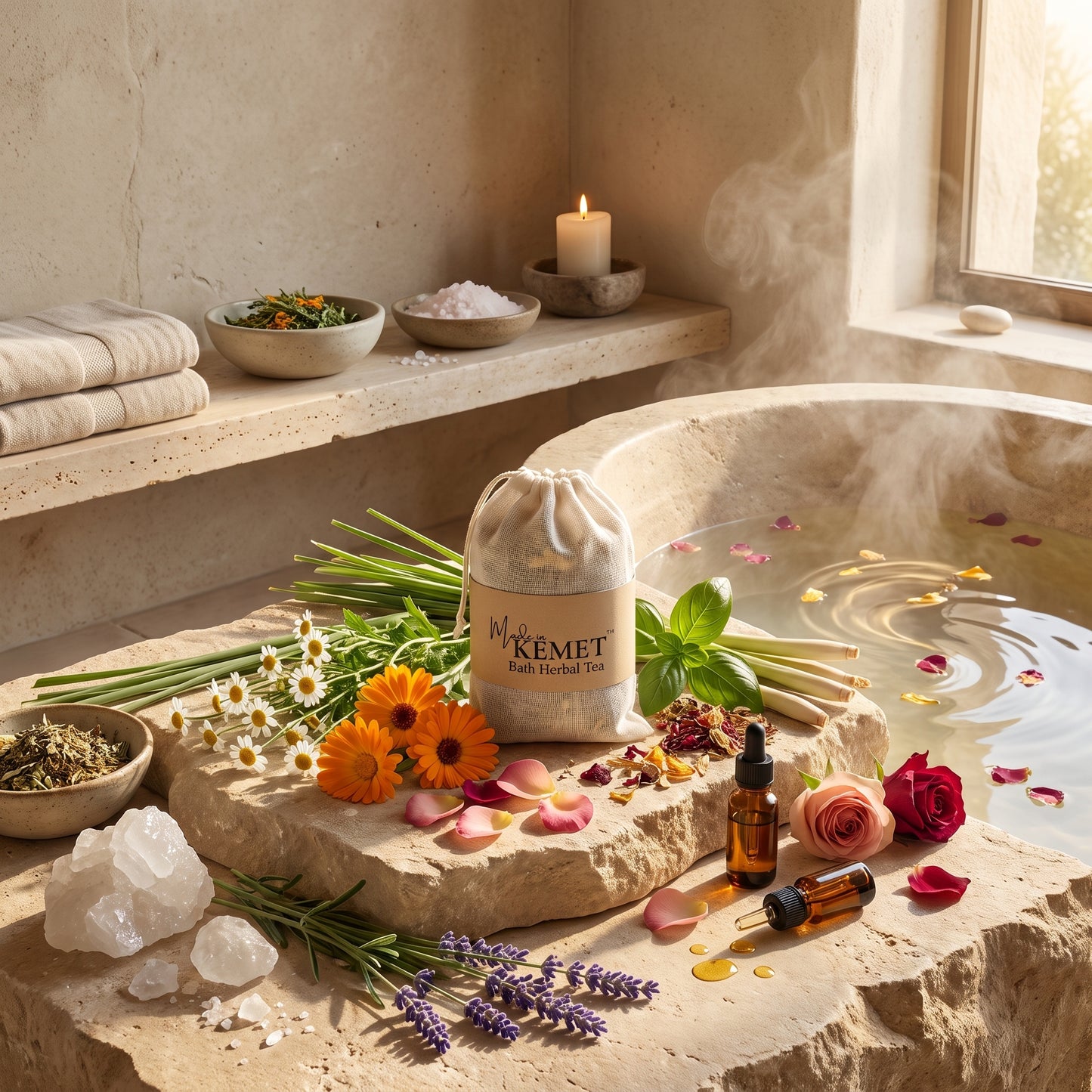 Bath herbal tea