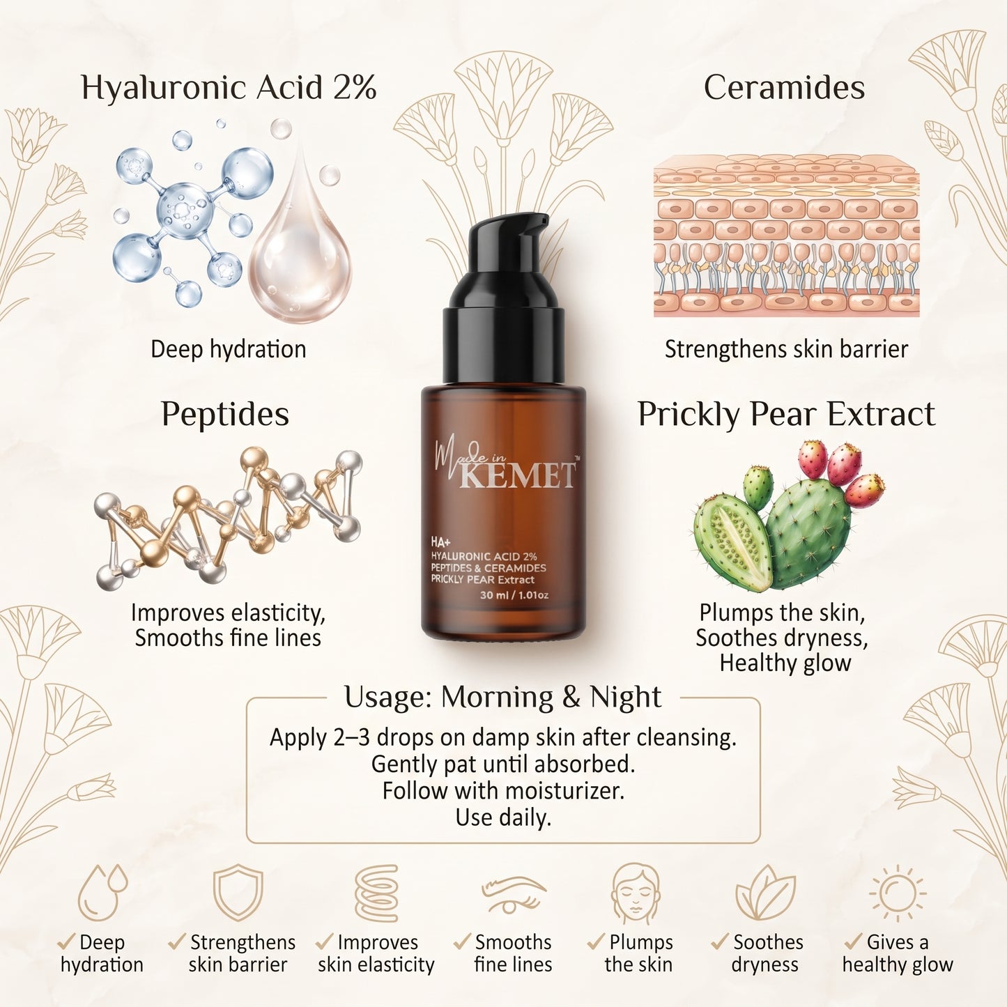 Hyaluronic acid serum